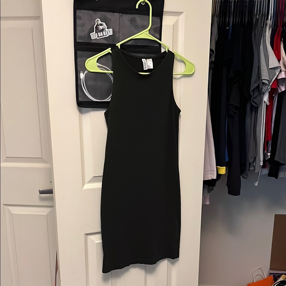 Elegant Olive Sleeveless Dress